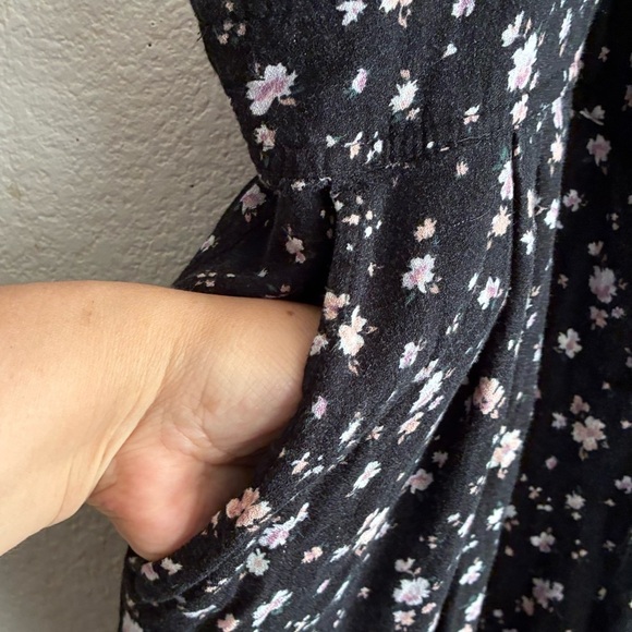 Torrid Black Floral Print Soft Jumpsuit 2S - Picture 7 of 15
